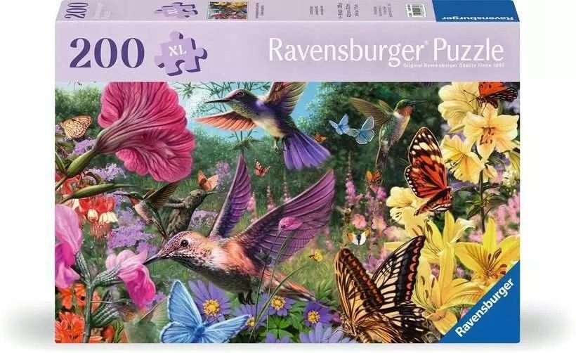 Ravensburger 2D puzzle: Kvety a motýle 200 dielikov